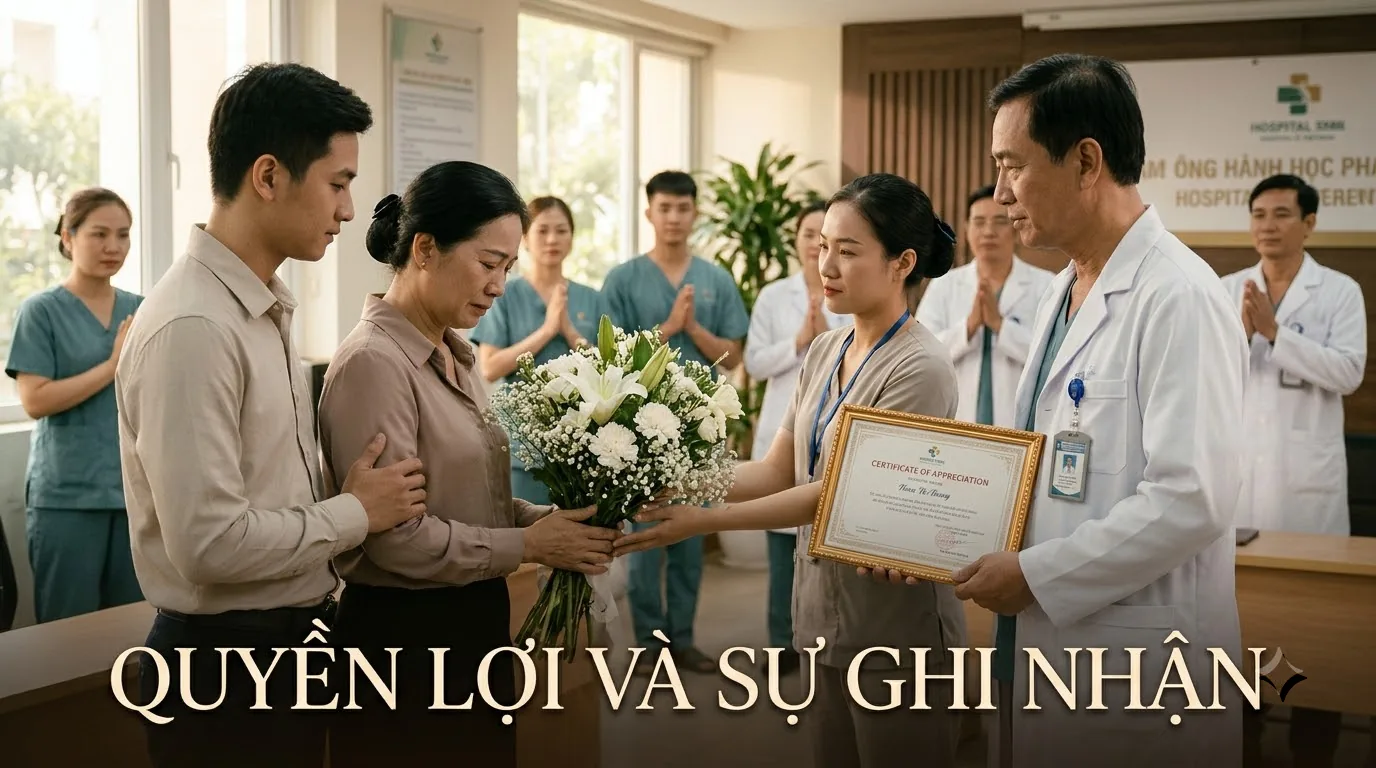 Truy tặng và khôi phục thẩm mỹ cho người hiến Ghi nhận người hiến tạng và chăm sóc thi thể